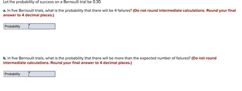 Image result for Bernoulli Trials Probability Questions