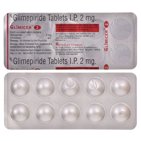 Glimicer-2 - Strip of 10 Tablets : Amazon.in: Health & Personal Care