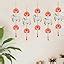 Divyakosh Lotus Hanging 6 Pcs, 14 Inch | Floral Wall Hangings, Temple ...