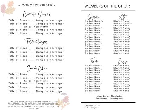 Image result for Concert Program Book