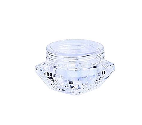 Buy erioctry Pack of 10 3Gram Refillable Square Drill Plastic Bottle ...