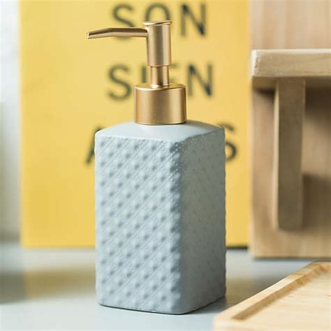 Kuber Industries Soap Dispenser | Soap Dispenser for Bathroom | Ceramic ...