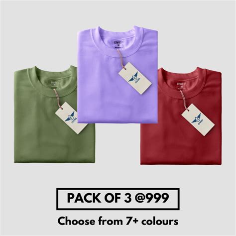 Why You Need a Pack of 3 T-Shirts for Your Wardrobe – CIVIES