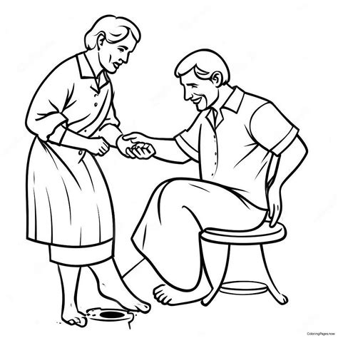 Image result for Foot Washing Activity Pages