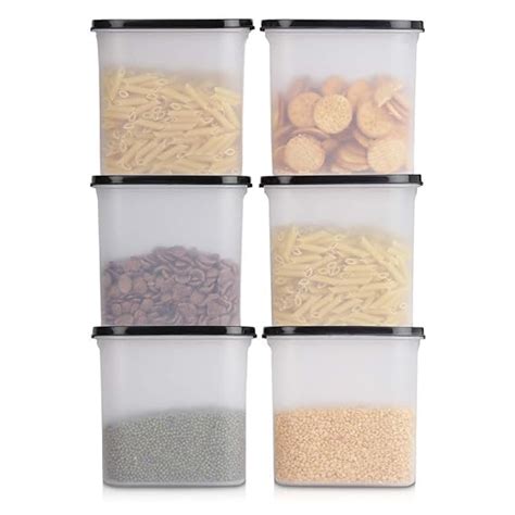 Buy SIMPARTE Anti-Bacterial Modular Plastic Storage Container Set of 6 ...