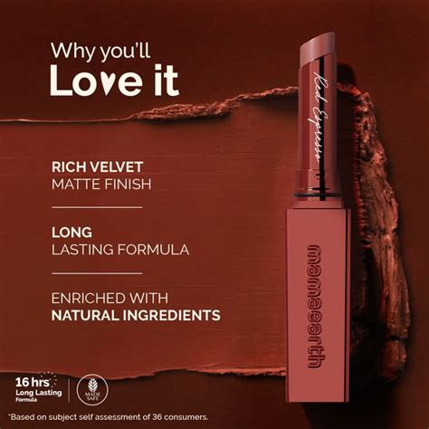 Luxe Matte Long Stay Lipstick with Passion Fruit Oil & Vitamin E -2g ...