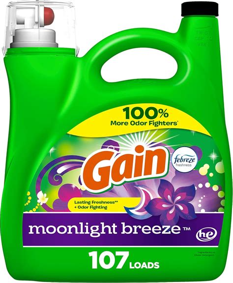 GAIN Moonlight Breeze Liquid Detergent with Long-Lasting Freshness