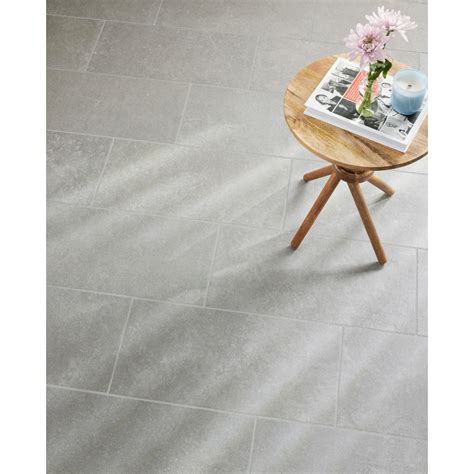 Verona Gray Porcelain Wall and Floor Tile - 12 x 24 in. - The Tile Shop