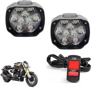 QUIRKY ZONE LED Fog Lamp Unit for Bajaj, Hero, Honda, TVS, Suzuki, KTM ...