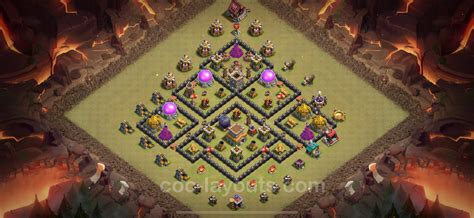 Best Max Levels War Base TH8 with Link - Town Hall Level 8 CWL Base ...