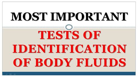 Image result for Body Fluid Types