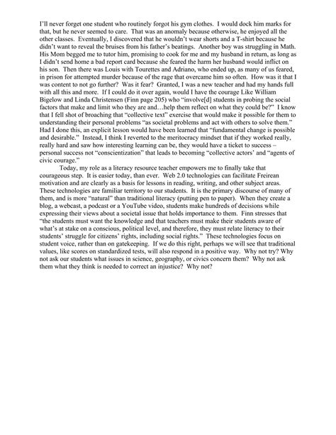 Synthesis Of Finn March 2010 | DOC