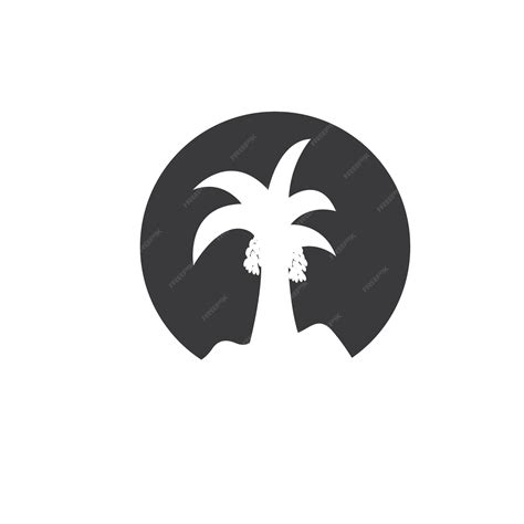 Date fruit tree vector illustration design template | Premium Vector