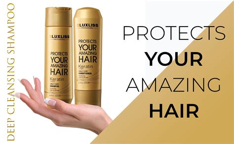 Buy Luxliss Keratin Daily Care Conditioner & Shampoo - Gold edition ...