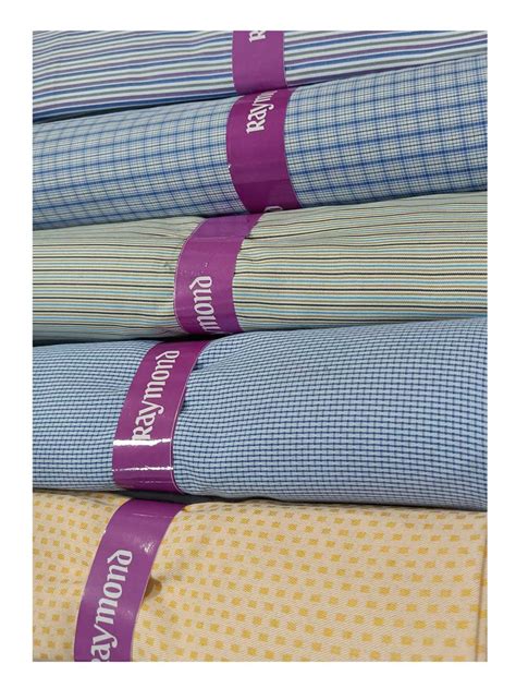 Raymond Unstitched Pure Cotton Shirt Fabric Checkered – Mansfab