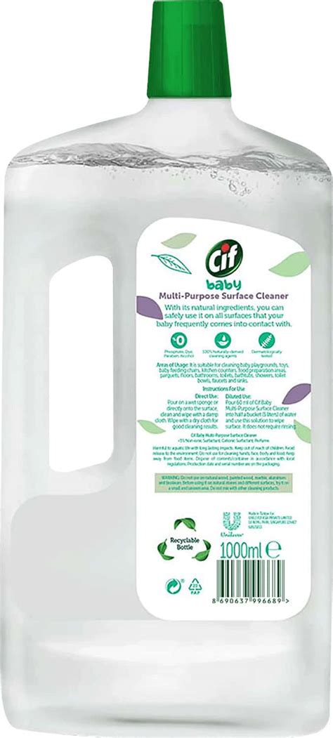 Buy CIF BABY MULTI-PURPOSE SURFACE CLEANER 100% NATURALLY DERIVED ...