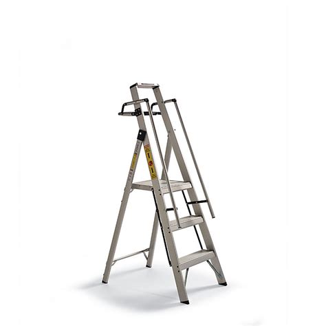 Slim Rail 3-Step Ladder | Frontgate
