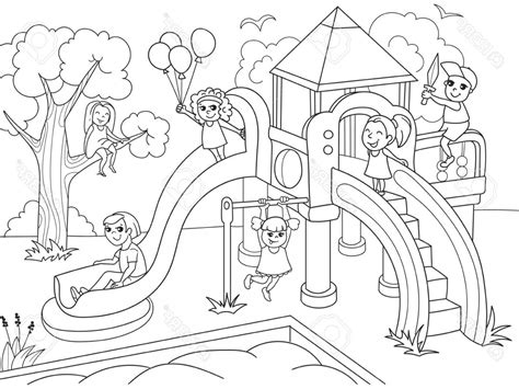 Playground Book Coloring Pages