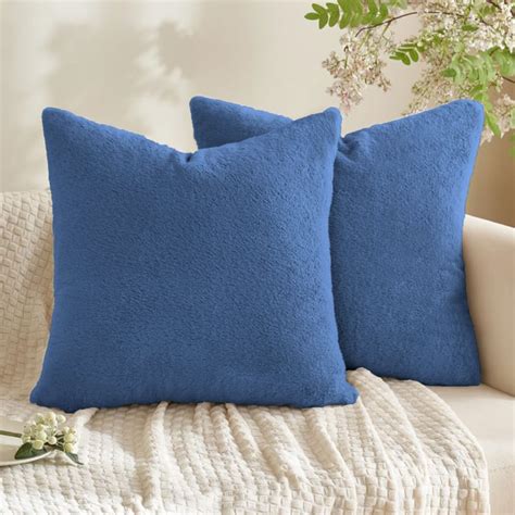 Buy LUXE HOME Set of 2 Fuzzy Cushion Covers - 40x40cm from Luxe Home at ...