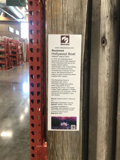 Ganahl Lumber in Torrance, CA sells reclaimed wood from the Hollywood ...