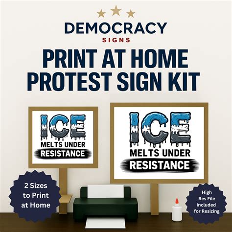 Free Protest Signs -Anti ICE Protest Signs, Anti Trump Protest Signs ...