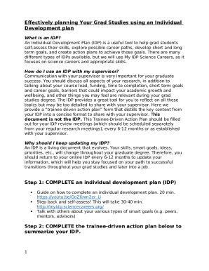 Image result for Creating an IDP Plan