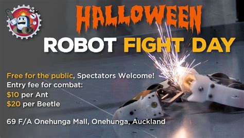 Halloween Robot Fight Night - 2024, Robot Rampage - Build & Fight ...