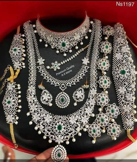 Zuccii Exclusive Premium Quality CZ stone GJ Polish Full Bridal Set Ha