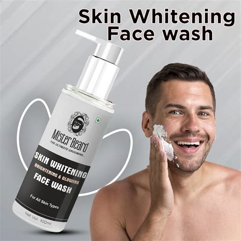 Mister Beard Skin Whitening Face Wash 100ml - Deep Cleansing Skin Whit ...