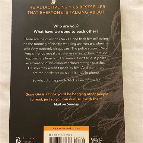 Gone girl book by Gillian Flynn old cover so is... - Depop