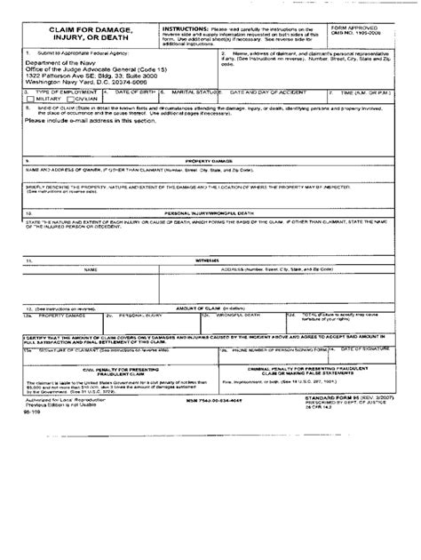 Camp Lejeune Claims Packet Form - Fill Online, Printable, Fillable ...