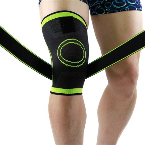2 Pcs Instant Knee Support Brace Knee Pads Sports Jogging Pain Relief ...