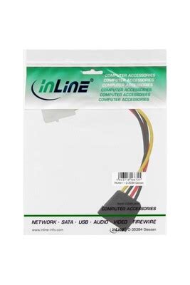 Chargeur et câble d'alimentation PC InLine Câble adaptateur d ...