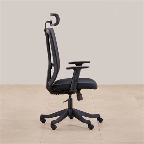 Buy Faraday Mesh High Back Office Chair - Black from Home Centre at ...
