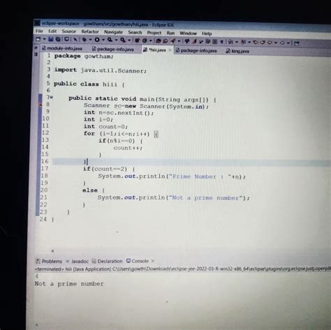 Image result for Java Prime Number Code Loop