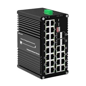 Hereta Industrial Hardened Gigabit Fiber Managed PoE+ Ethernet Switch ...