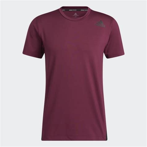 adidas Aeromotion Tee - Red | Free Shipping with adiClub