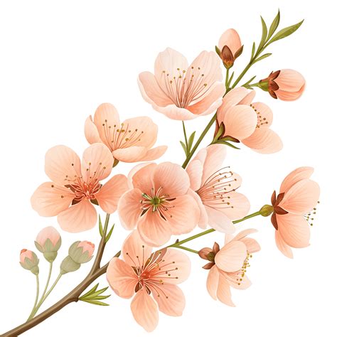Peach Colored Flowers PNG, Vector, PSD, and Clipart With Transparent ...