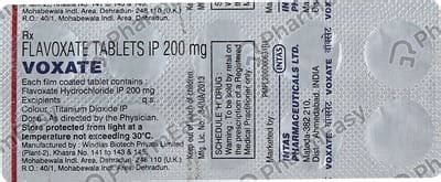Voxate 200 MG Tablet (10): Uses, Side Effects, Price & Dosage | PharmEasy