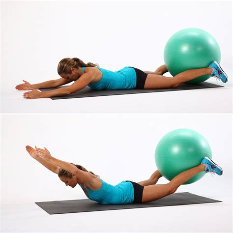 Large ball exercises online