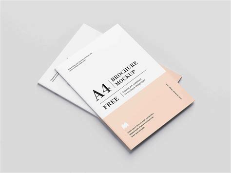 Free A4/A5 Brochure Mockup (PSD)