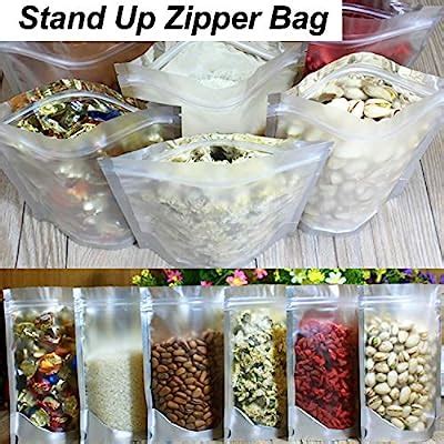 Buy Mylar bags-20 pack mylar ziplock bags for food storage, 20 Pieces ...