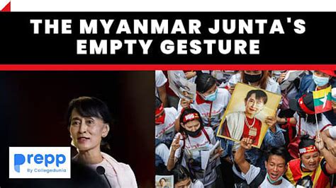 The Myanmar junta's empty gesture