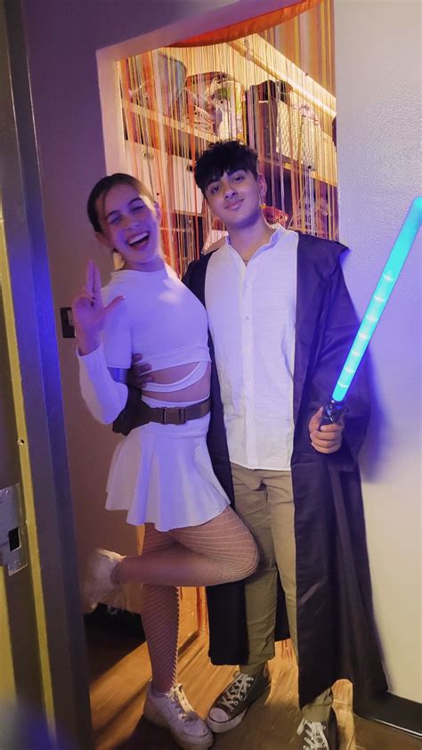 Halloween couples costume star wars college edition: Anakin and Padme ...