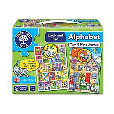 Buy Orchard Toys Look and Find Alphabet, Childrens Activity Jigsaw ...