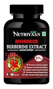 Buy Nutriyaan Berberine 97% with Fenugreek Supplements (600mg) 60 Veg ...