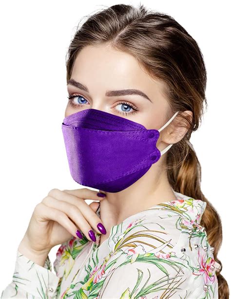 Buy Adult's KF94 Face_KF94_Mask, 4-Ply Filtеr Purple KF94 Màsk for ...