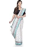 dB DESH BIDESH Women's Shakuntala Design Printed Tant Handloom Pure ...