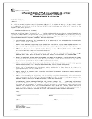 SELLER'S/BORROWER'S AFFIDAVIT Doc Template | pdfFiller