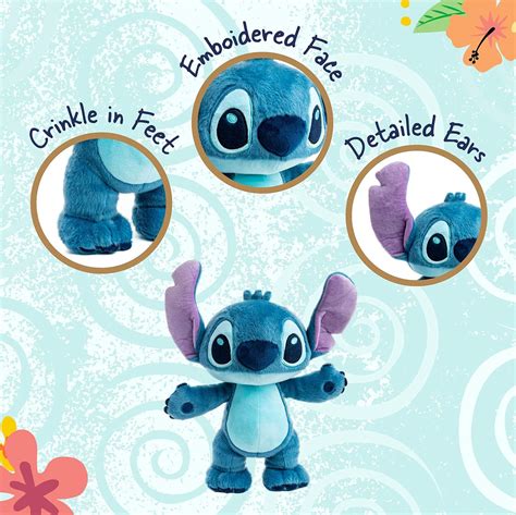 Buy Disney Lilo & Stitch Baby Stitch Stuffed Animal Plush, 15 Inches ...